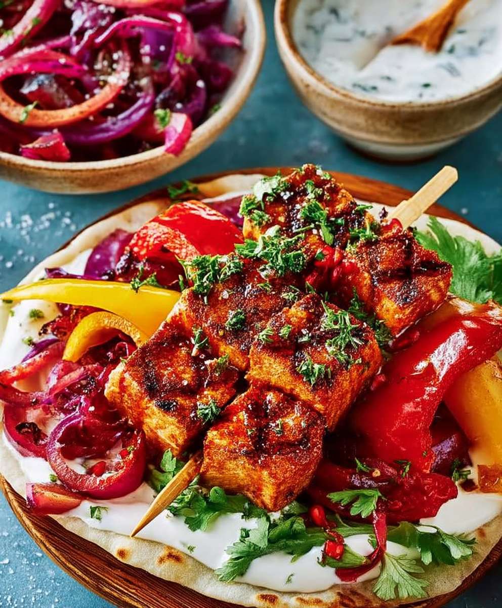 Turkish tuna kebab