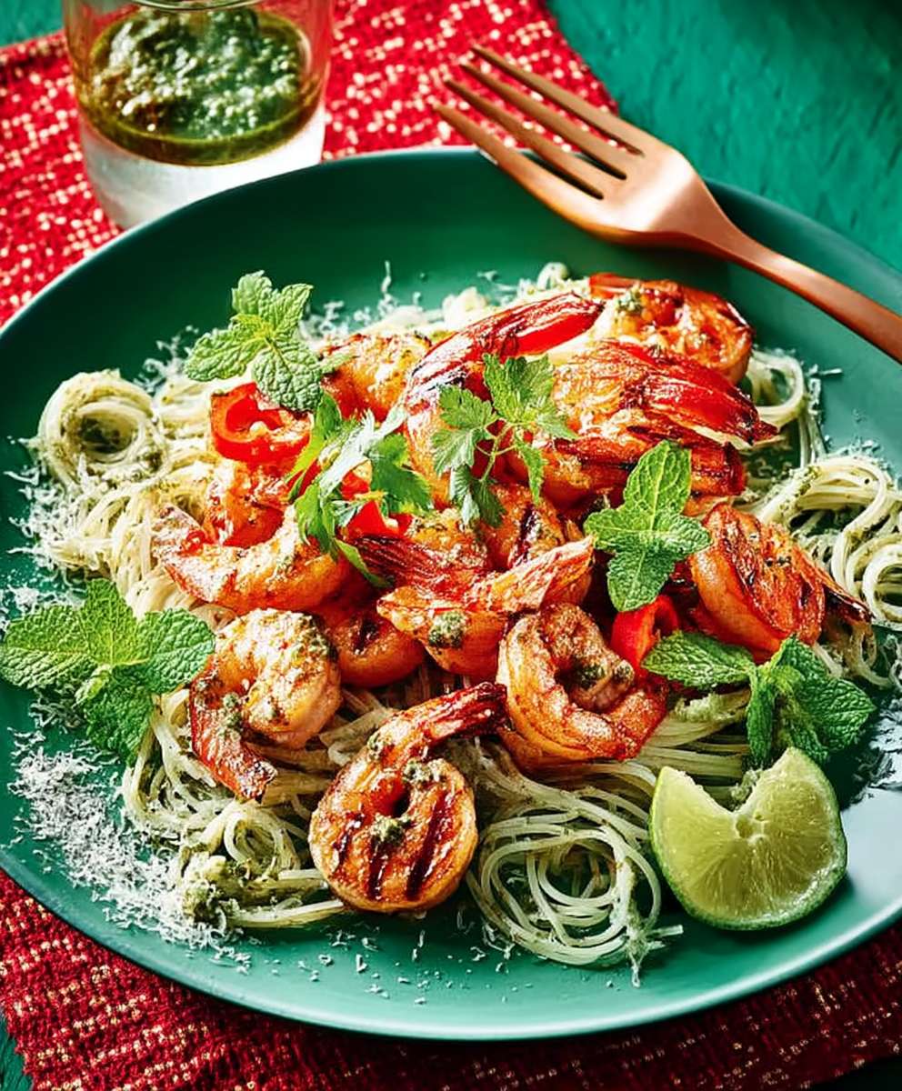 Prawn noodles