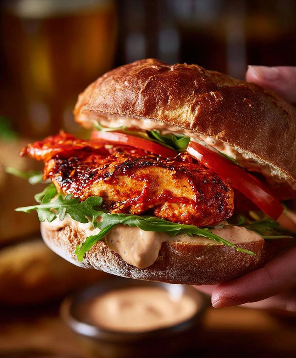 Peri Peri Chicken Burger