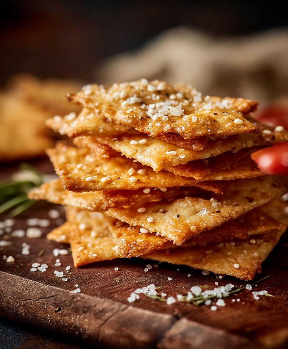 Artisan crackers homemade