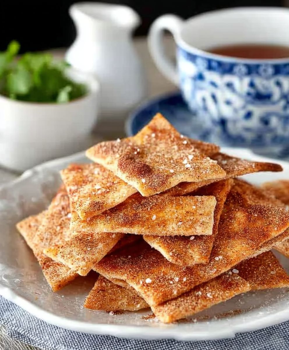 Cinnamon Sugar Tortilla Crisps