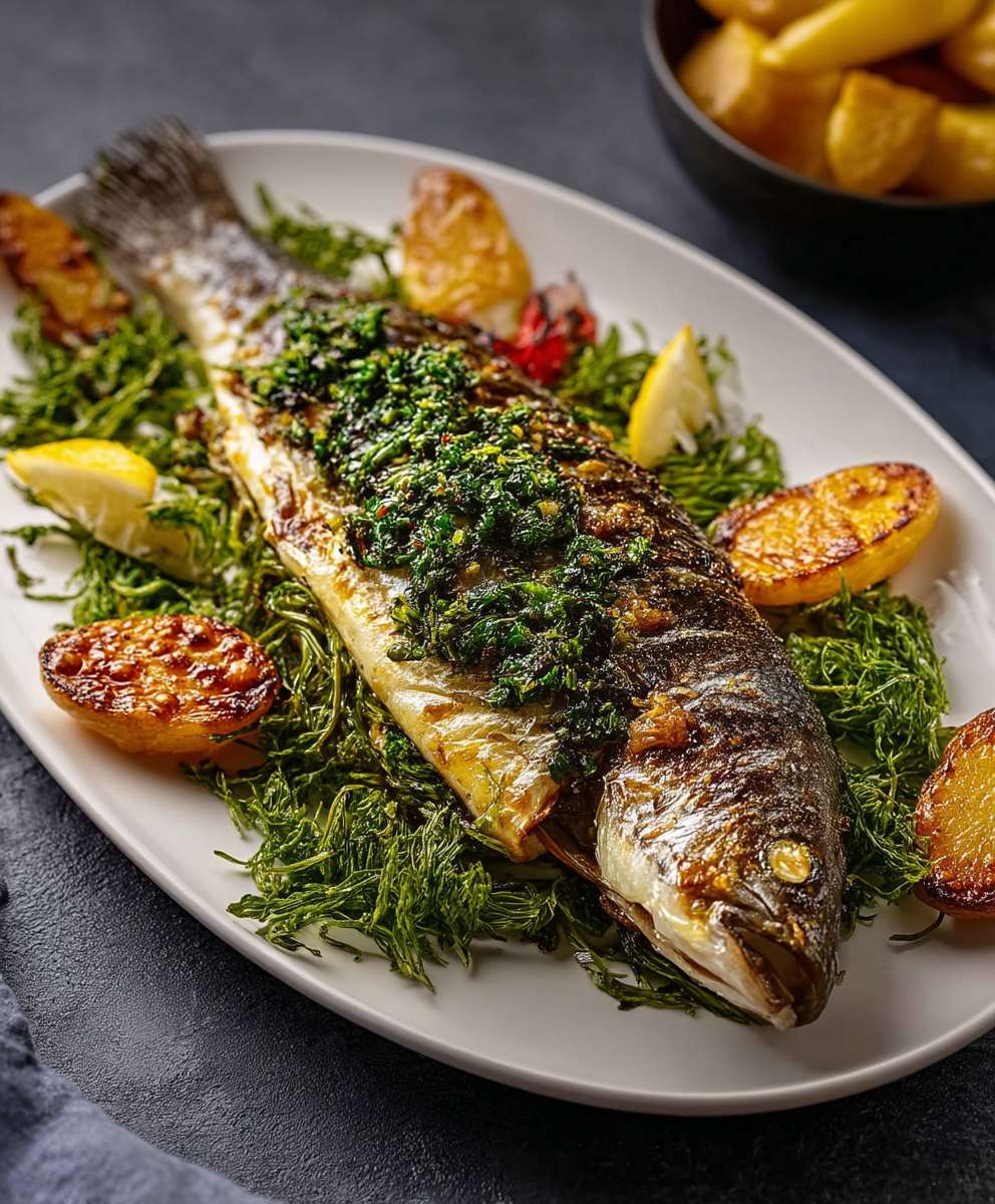 Baked Sea Bass