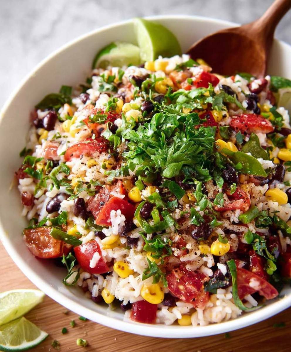 Cowboy rice salad