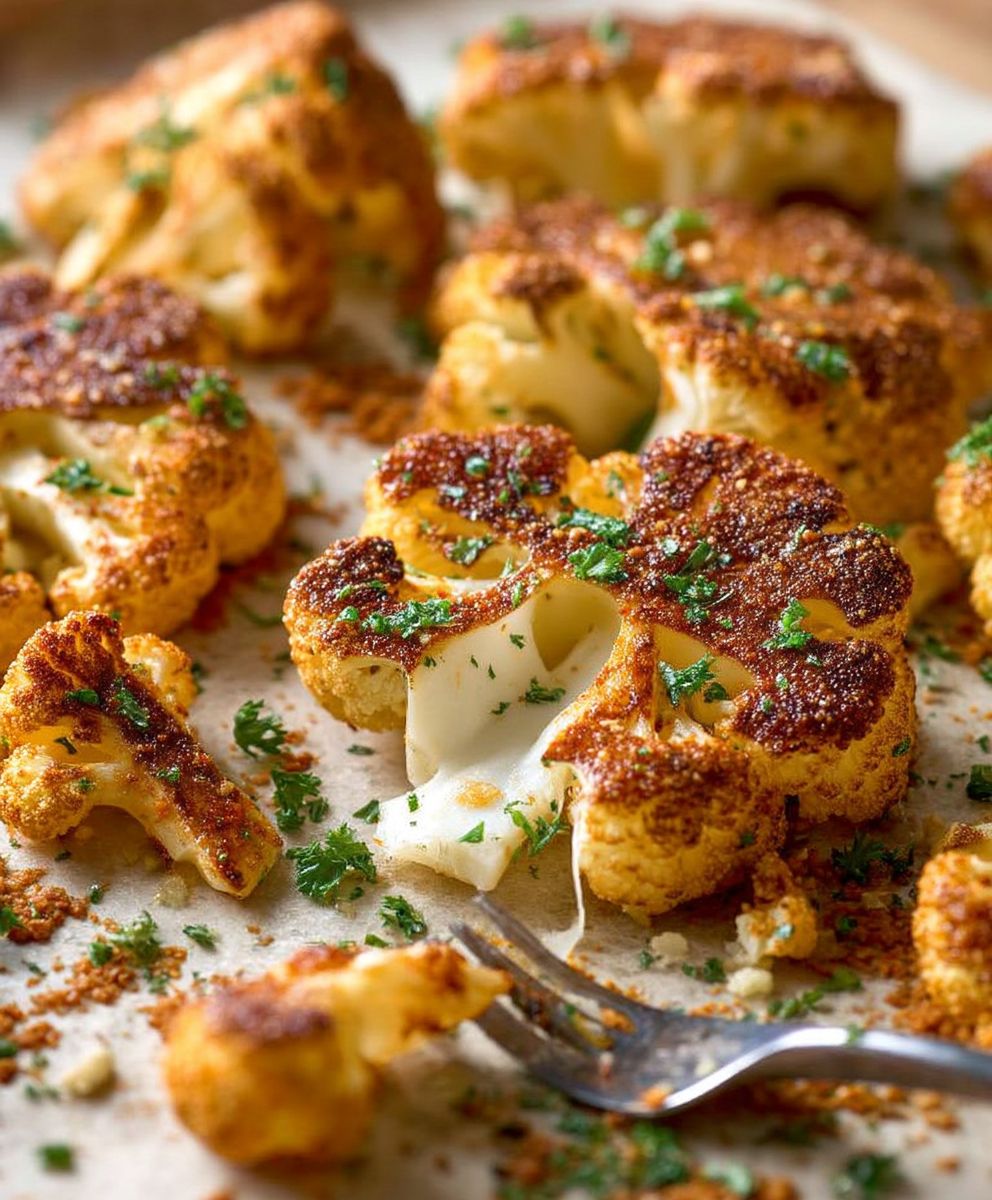 Parmesan Crusted Cauliflower
