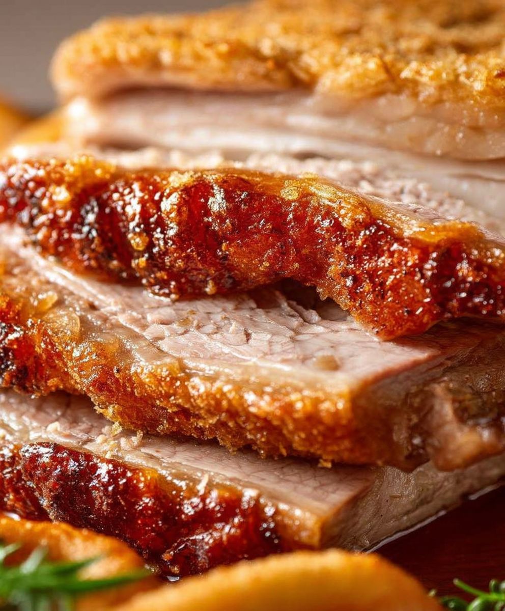 Crispy Pork Roast Crackling