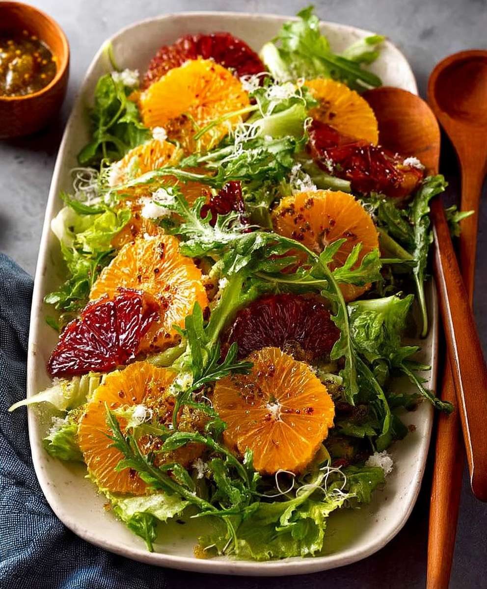 Bitter Leaf Orange Salad
