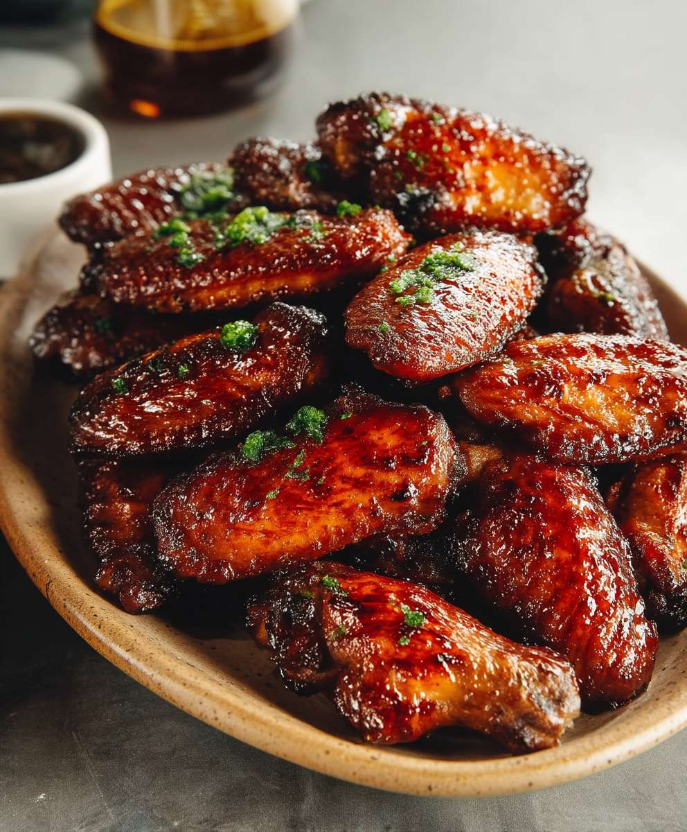 Bourbon Honey Char Siu Wings