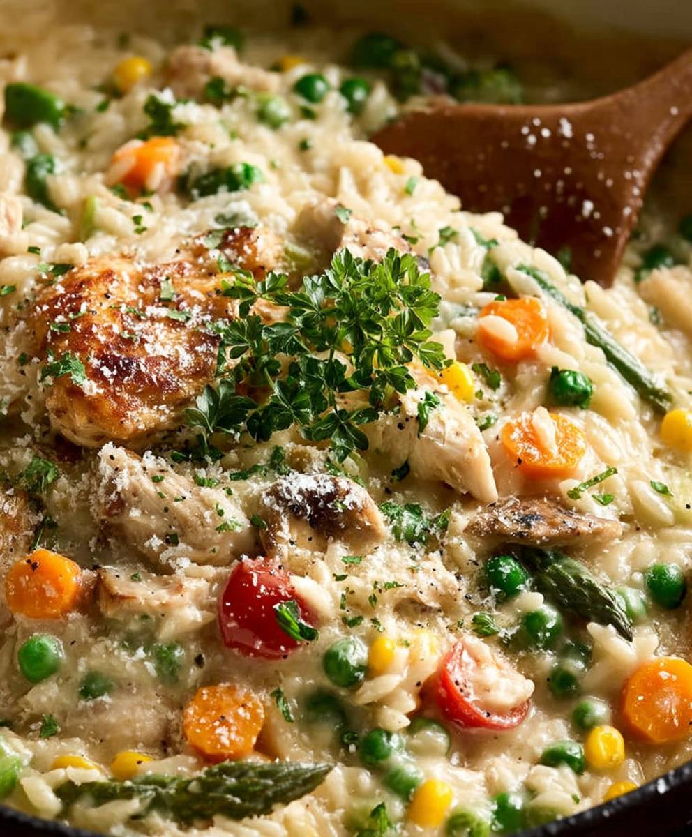 Chicken Vegetable Risoni