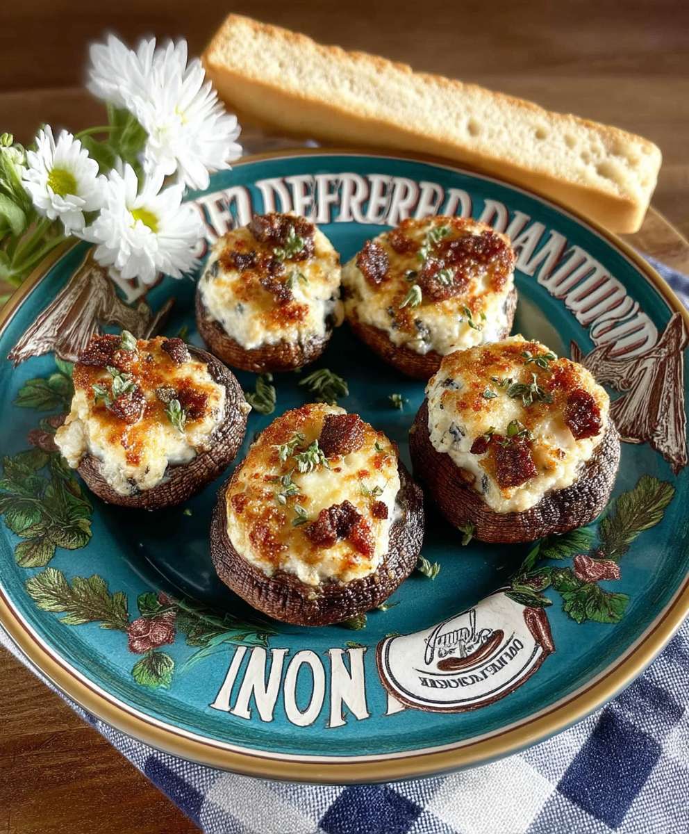 Cream Cheese Stuffed Mushrooms
