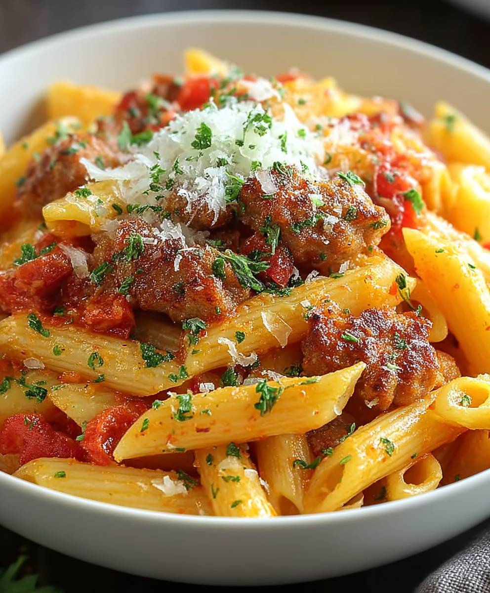 Spicy Italian Sausage Pasta