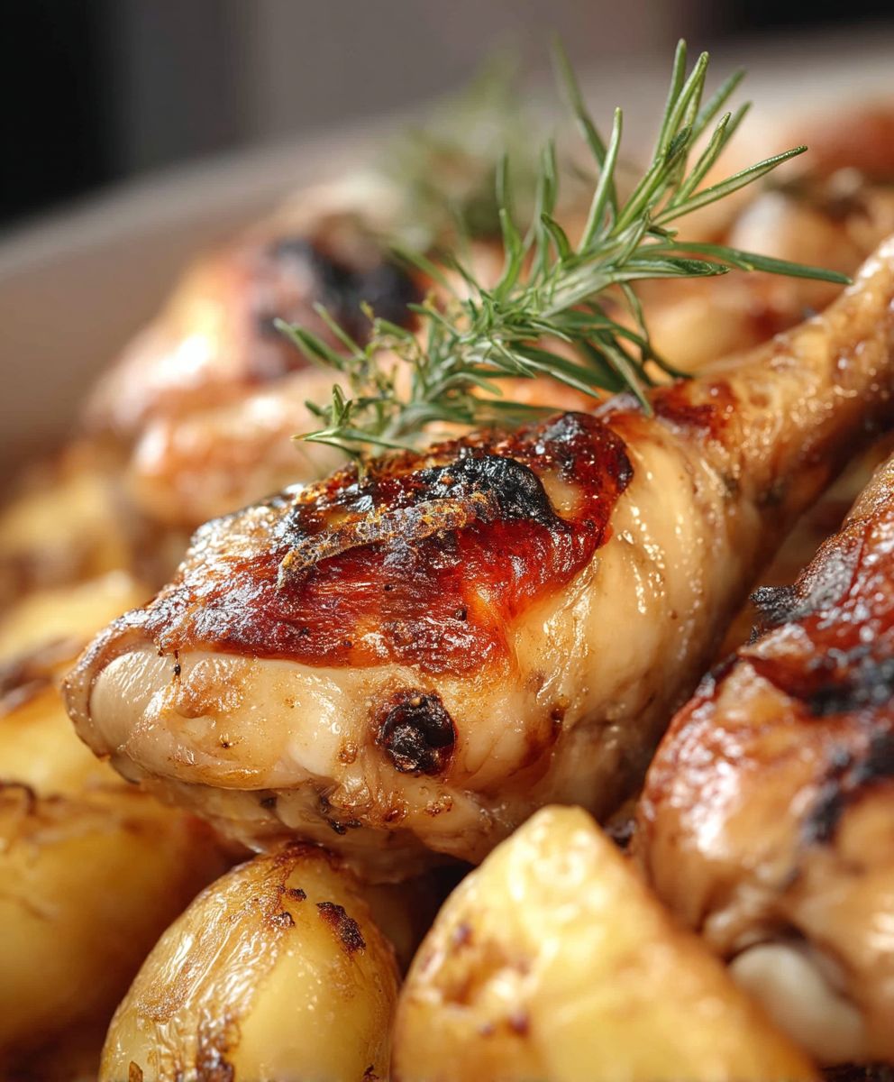 Oven baked chicken drumsticks
