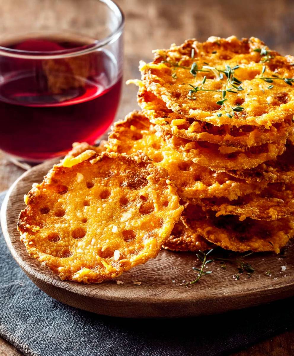 Cheddar Cheese Crisps