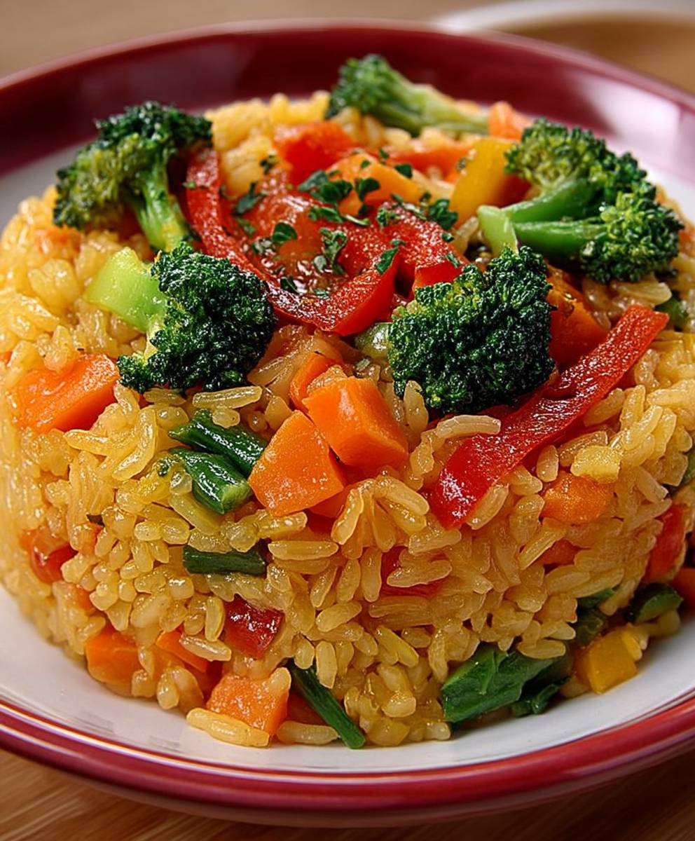 Yellow Rice Vegetables