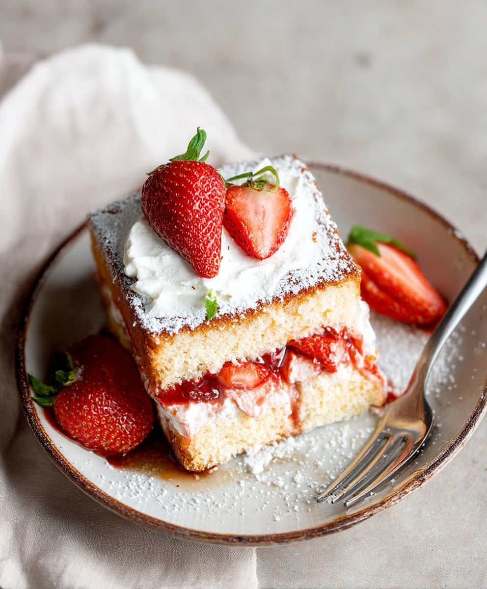Strawberry Shortcake Cake