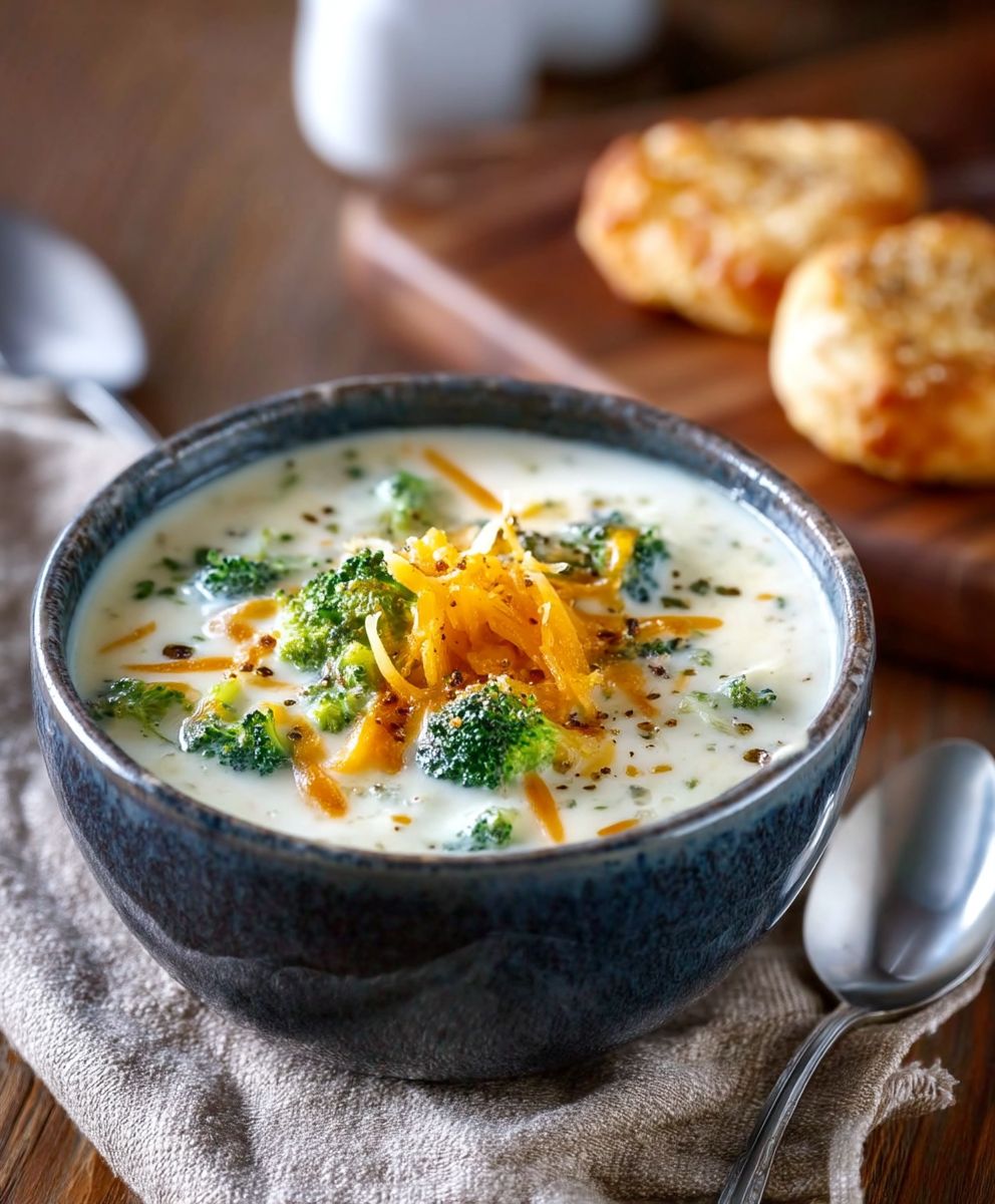Broccoli cheese soup