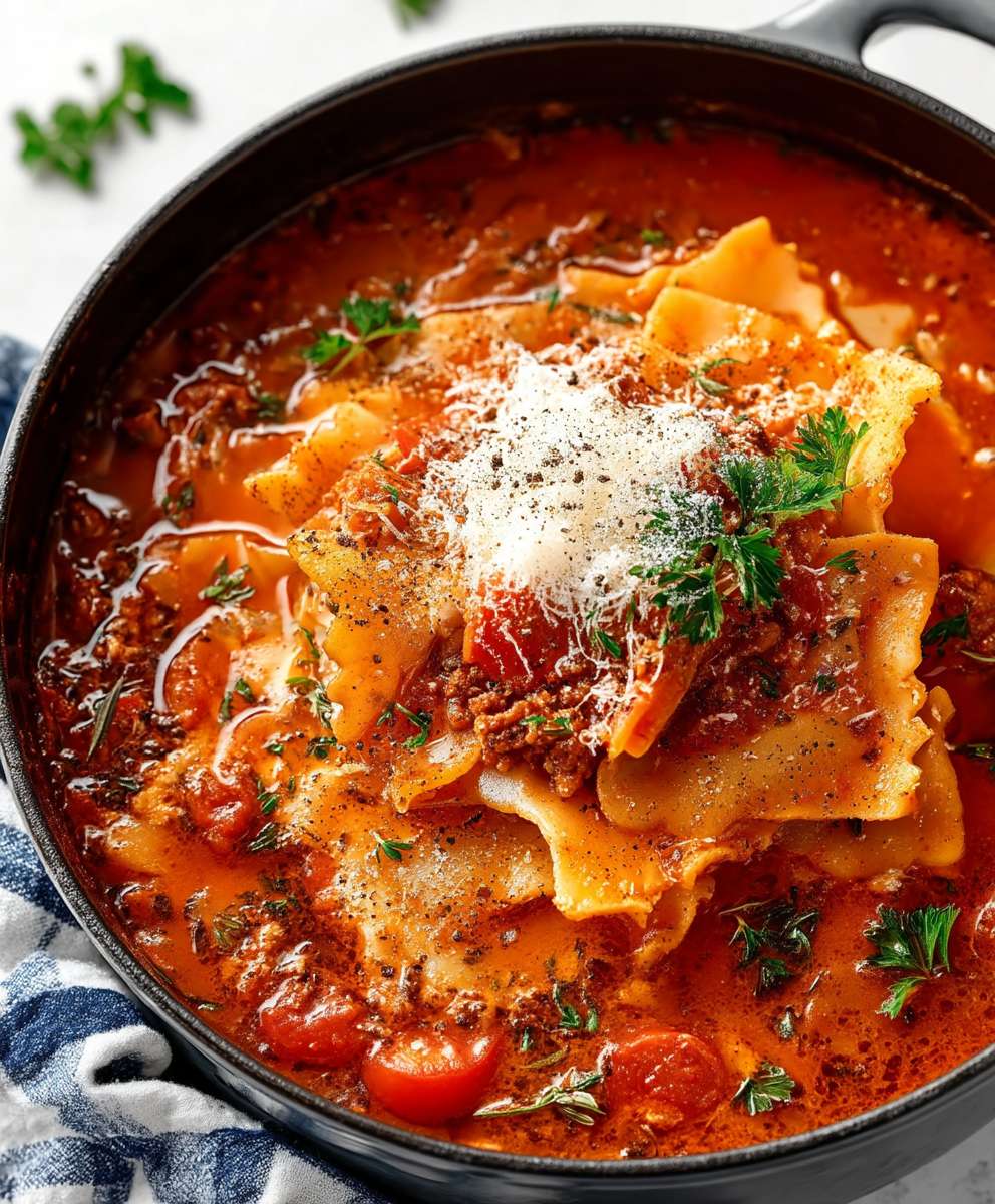 Lasagna Soup