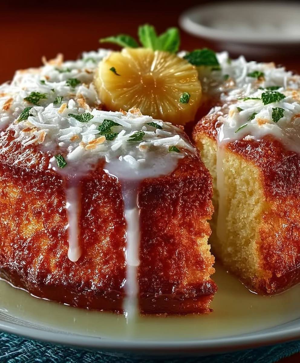 Pineapple Colada Pound Cake