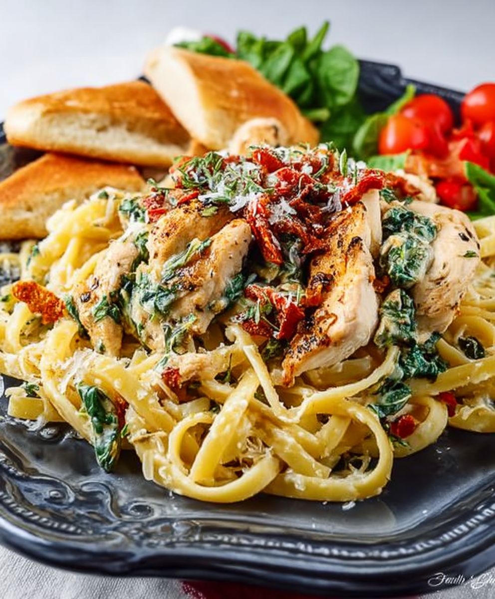 Tuscan chicken pasta