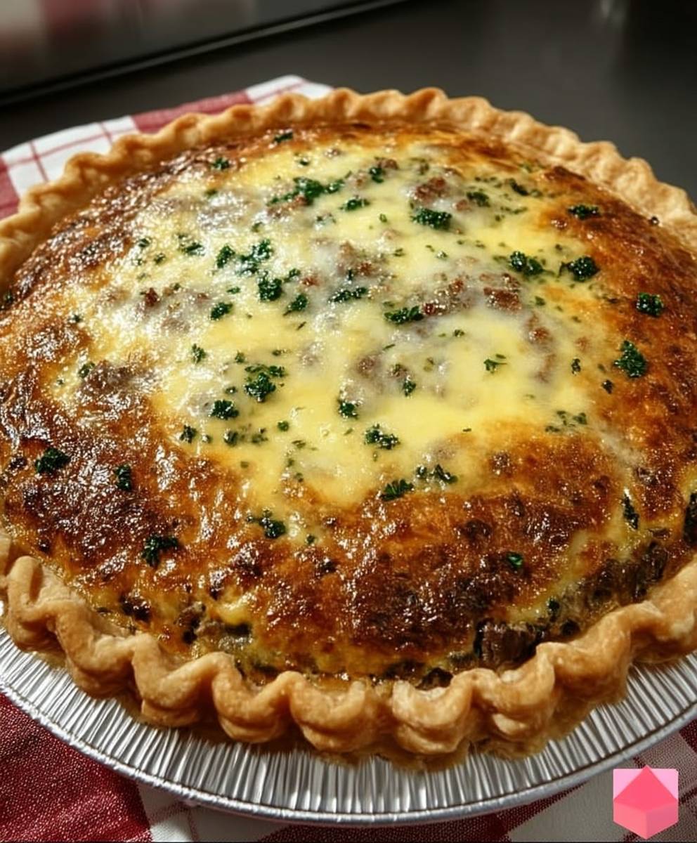 Cheeseburger pie