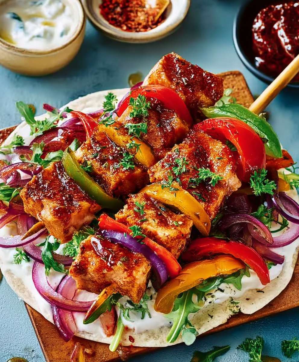 Turkish tuna kebab