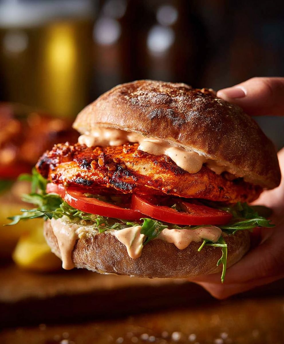 Peri Peri Chicken Burger