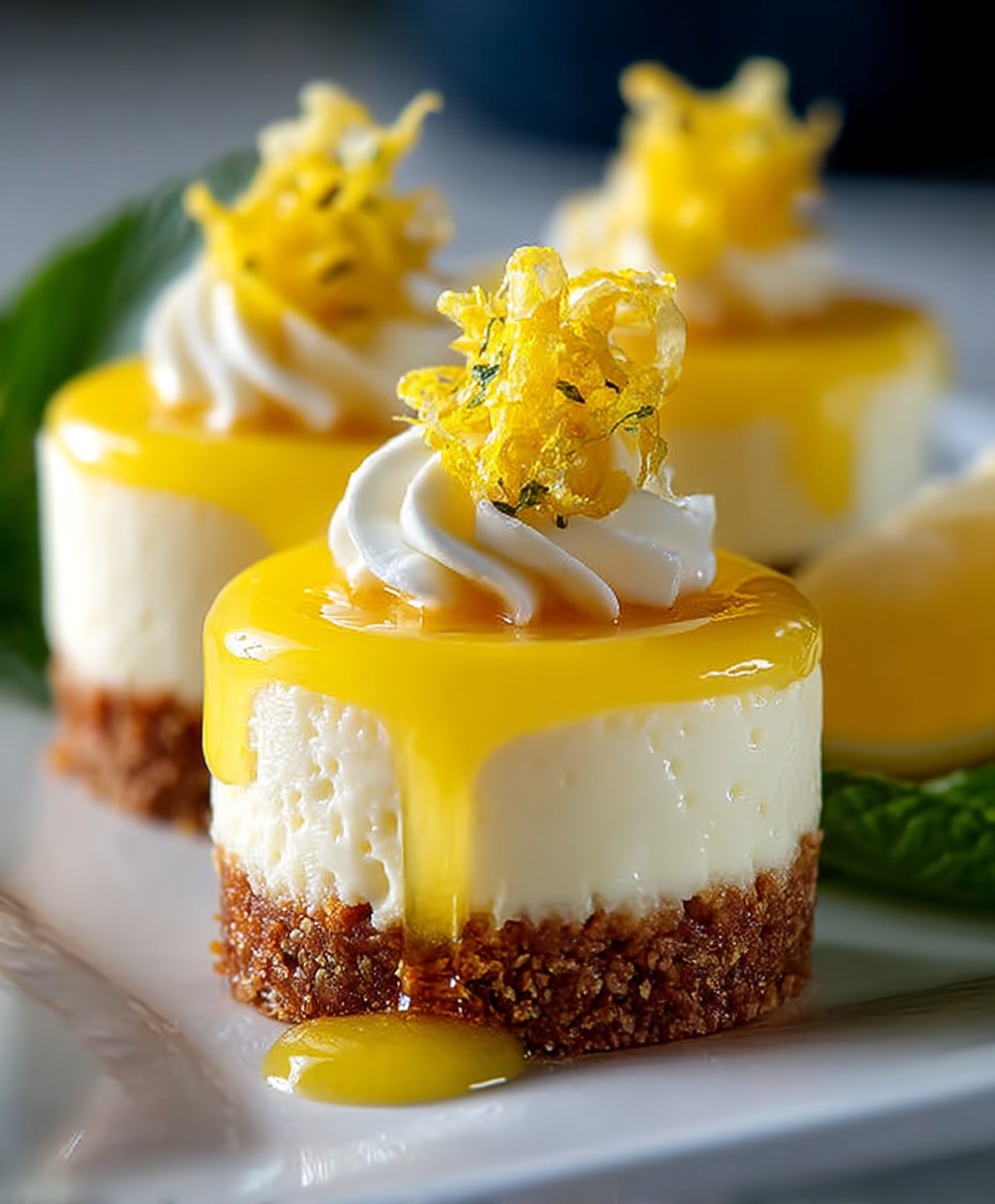 Lemon Cheesecakes