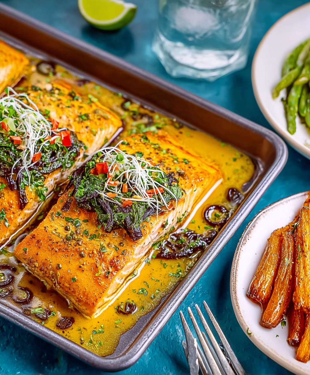 Sheet Pan Salmon Dinner