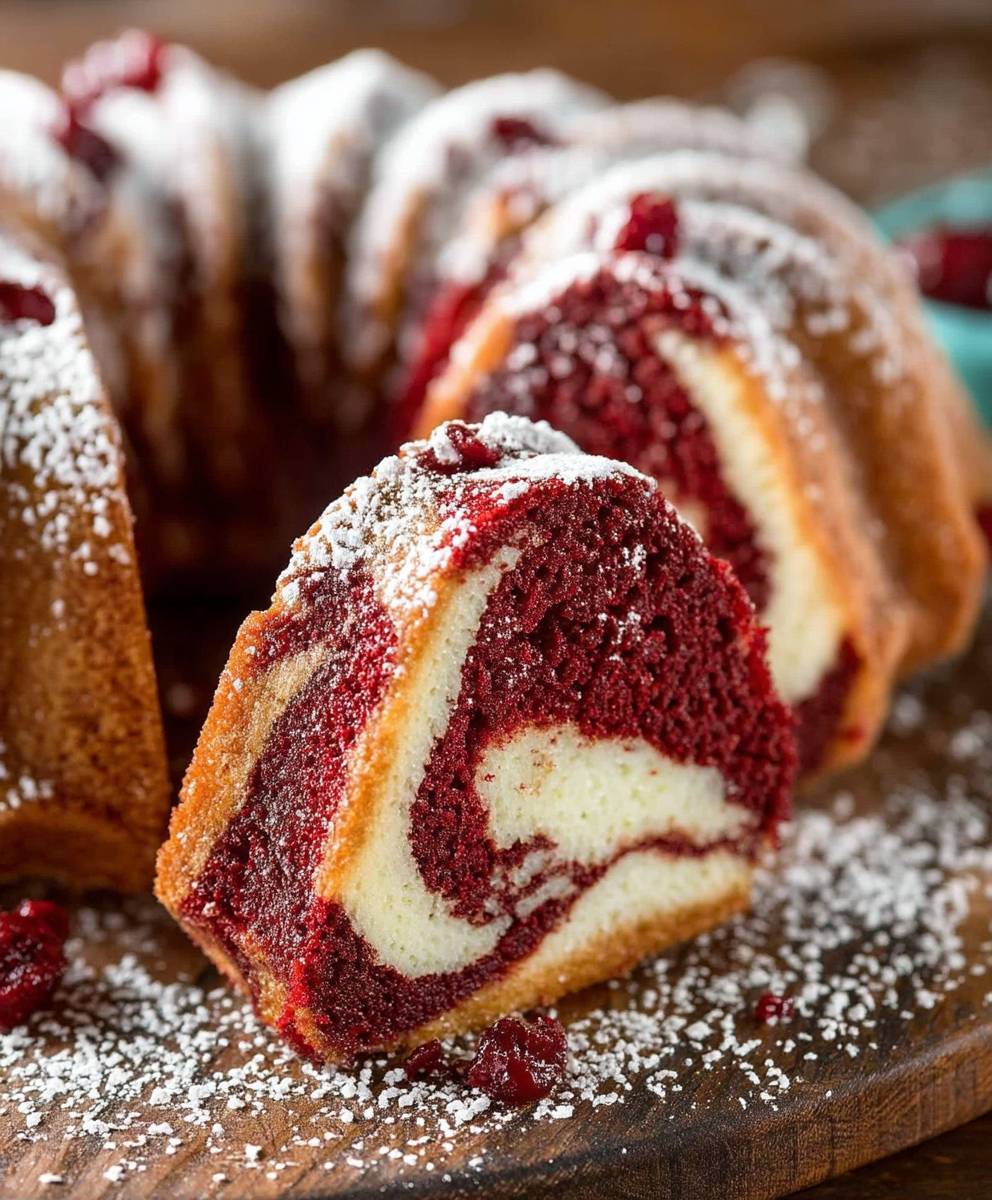 Red Velvet Marble Cake