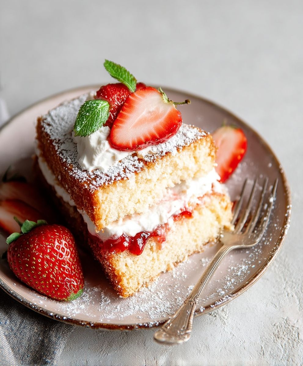 Strawberry Shortcake Cake