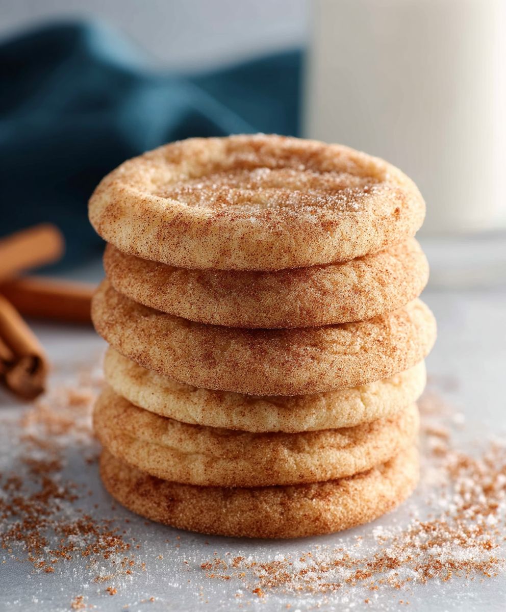 Chewy Snickerdoodle Cookies