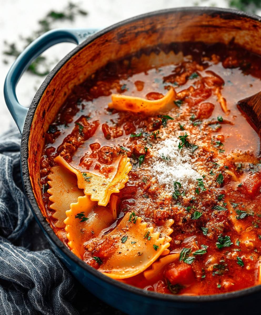 Lasagna Soup