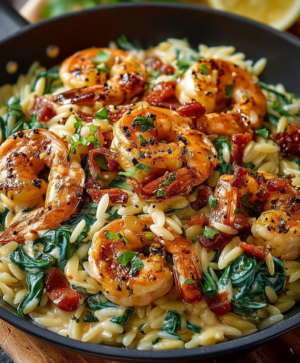 Creamy Shrimp Orzo