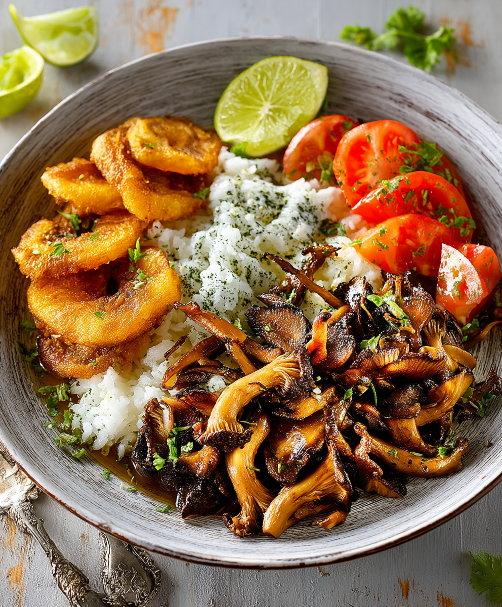 Oyster Mushroom Vaca Frita