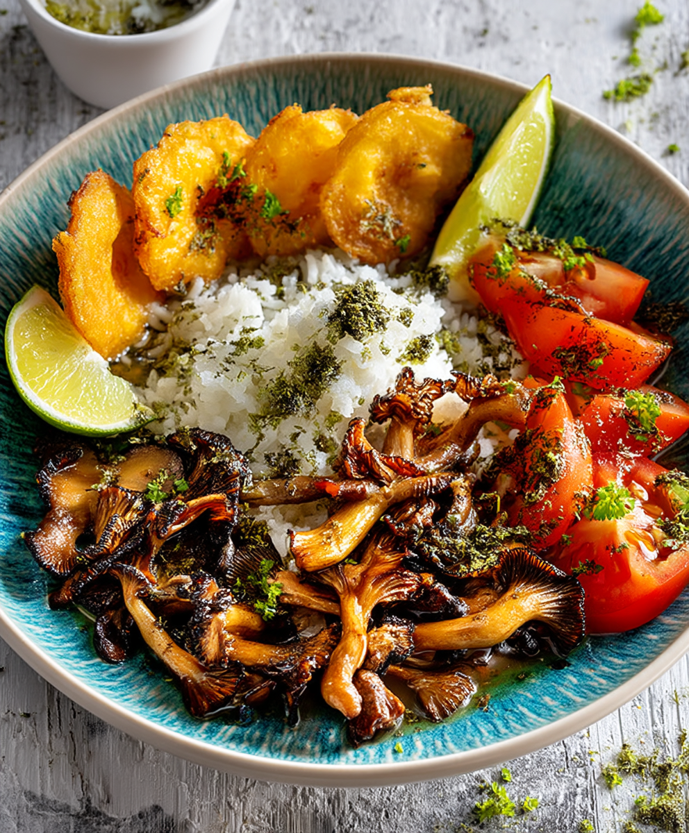 Oyster Mushroom Vaca Frita