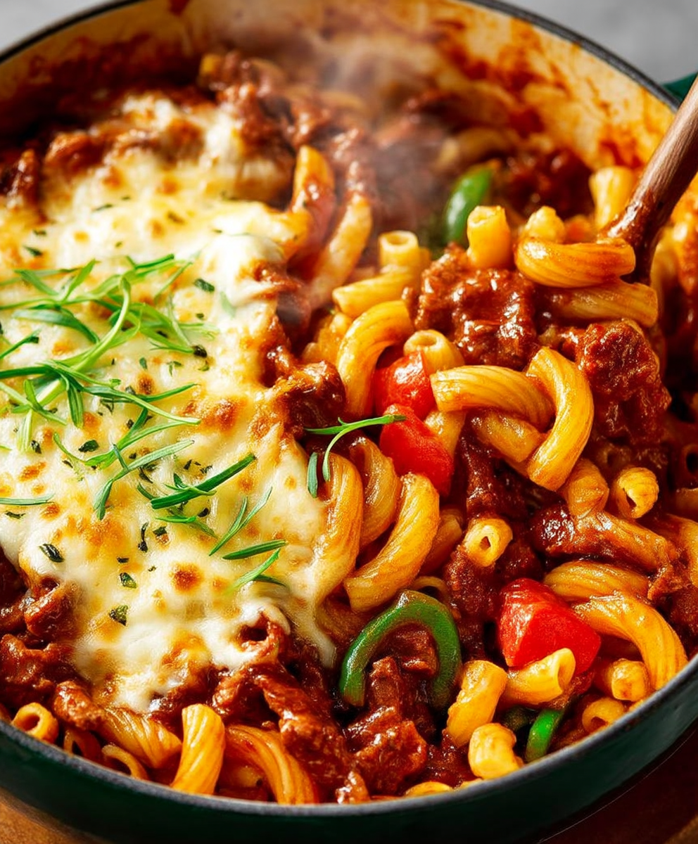 Cajun beef pasta