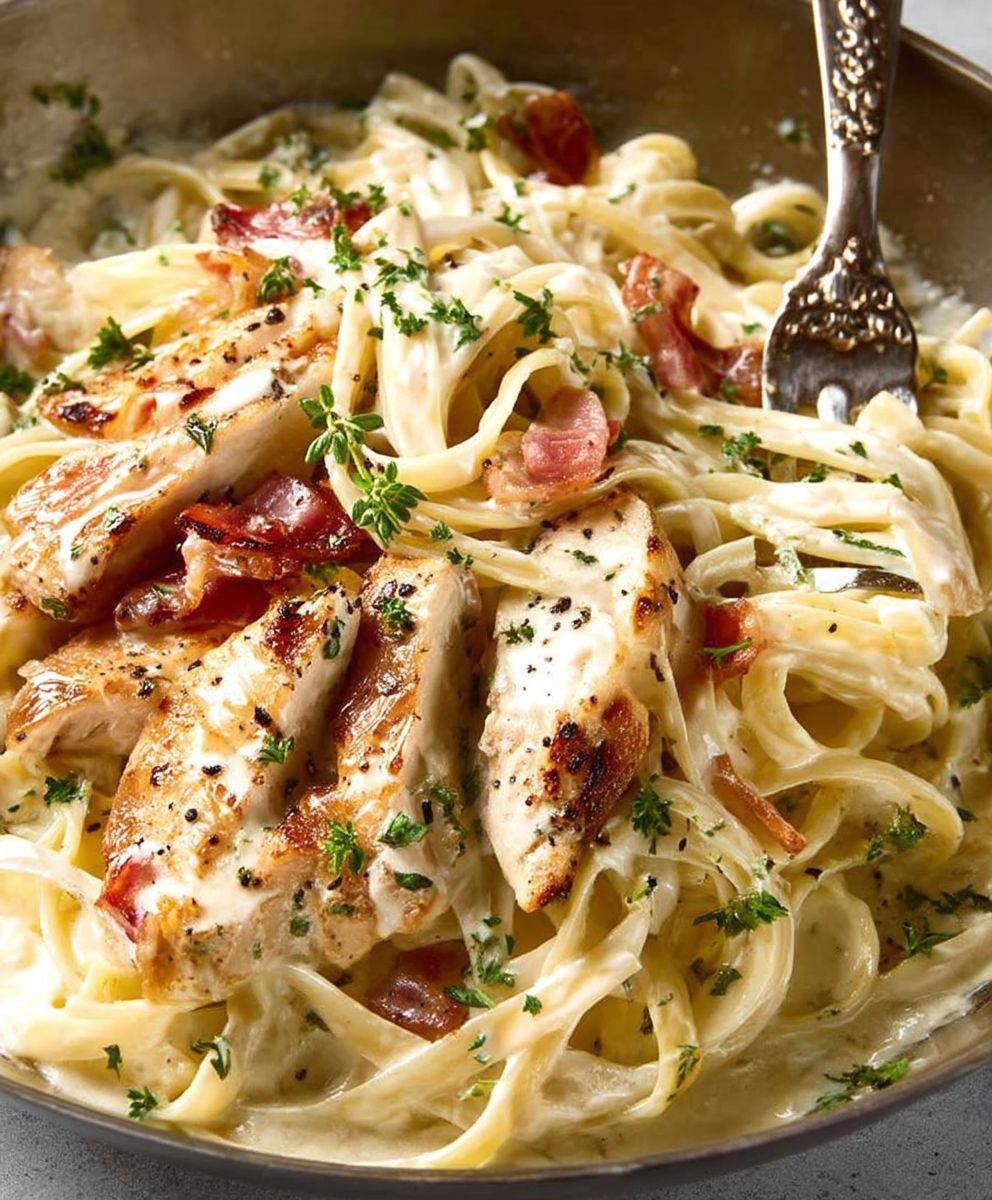 Chicken bacon pasta