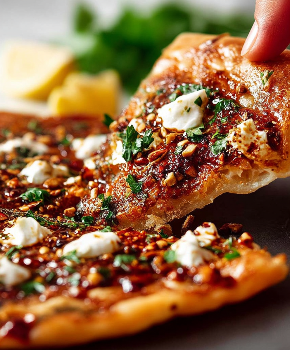 Lebanese pizza quick easy