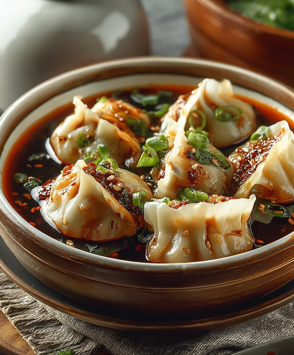 Sichuan Spicy Dumplings