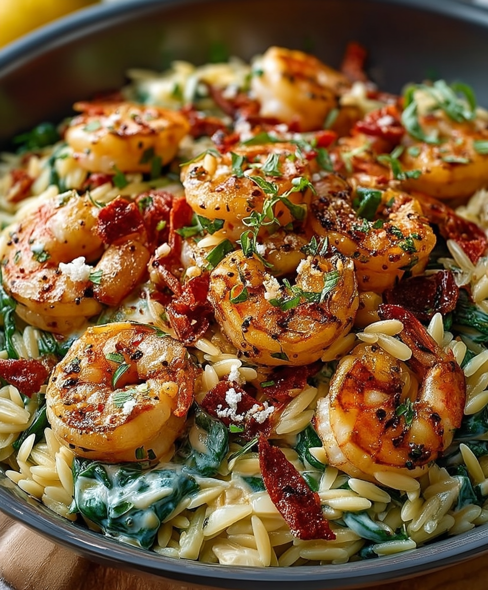 Creamy Shrimp Orzo