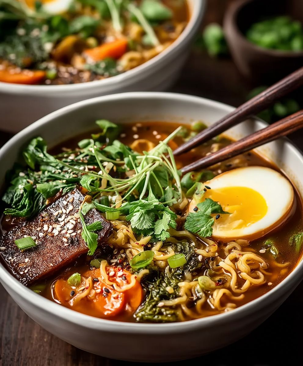 Vegan Miso Ramen Soup