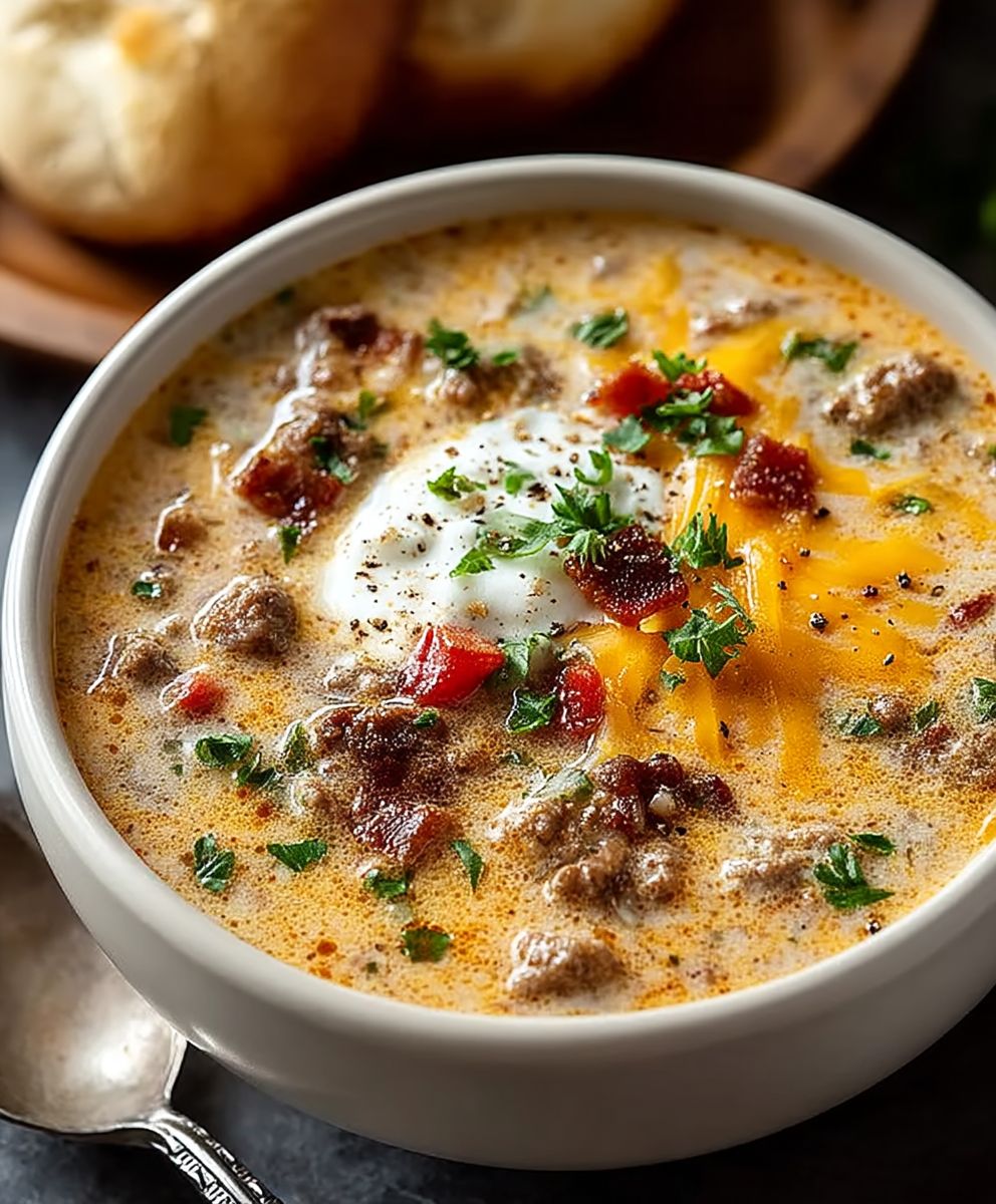 Cheeseburger Soup Comfort Food