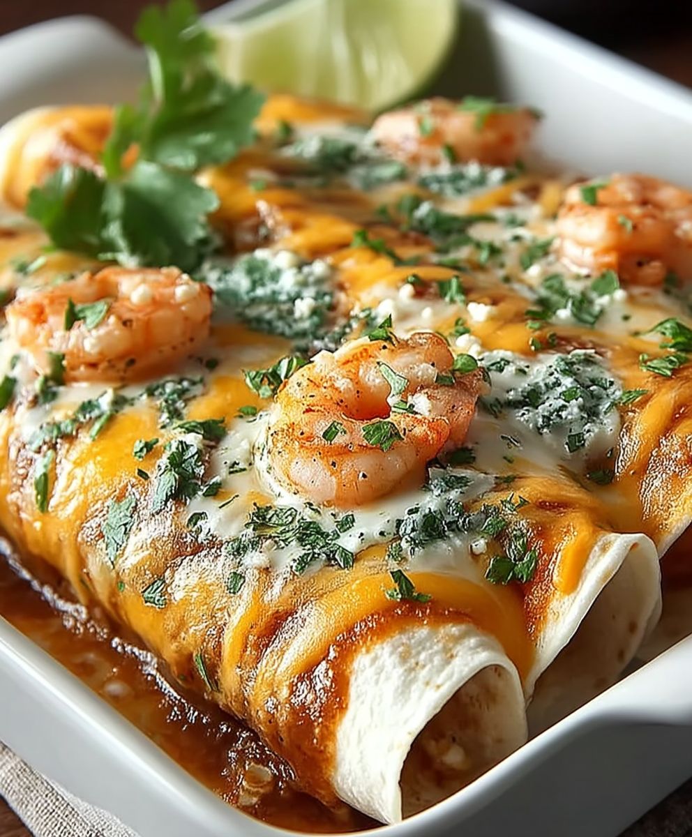 Shrimp Enchiladas