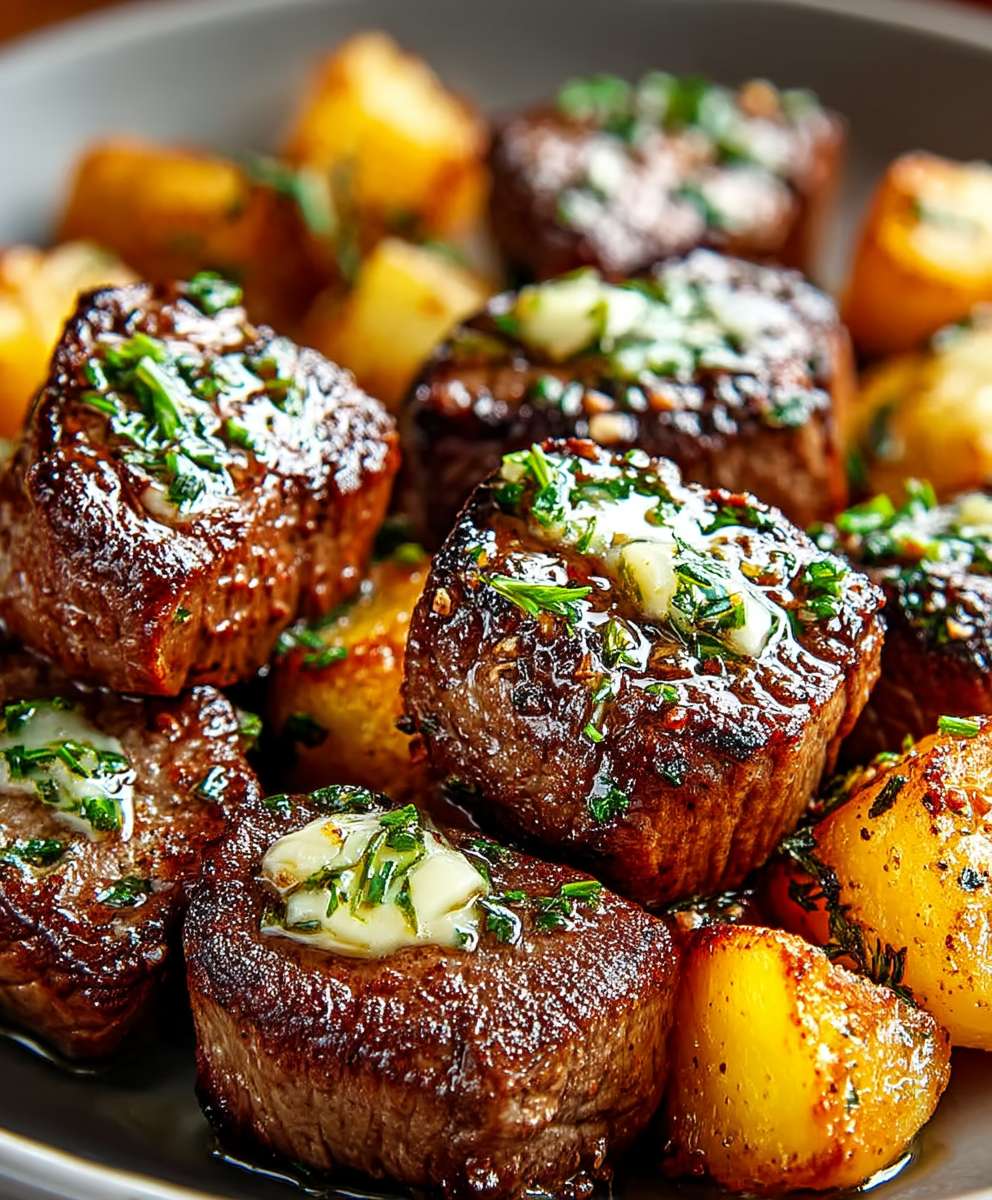 Garlic Butter Steak Bites