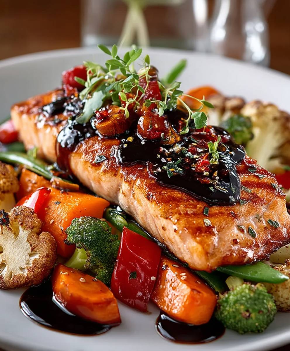 Balsamic Glazed Salmon