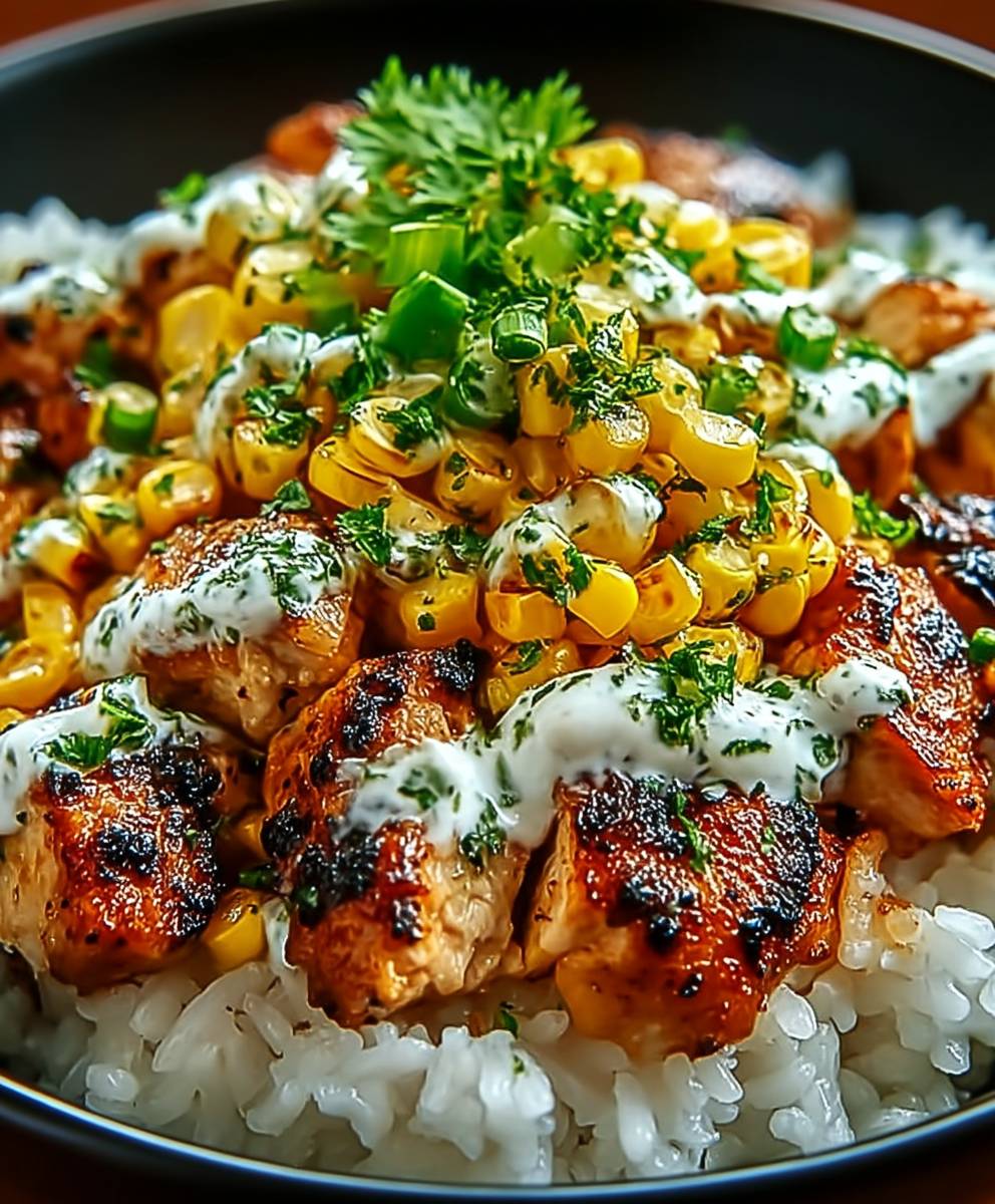 Street Corn Chicken Bowl