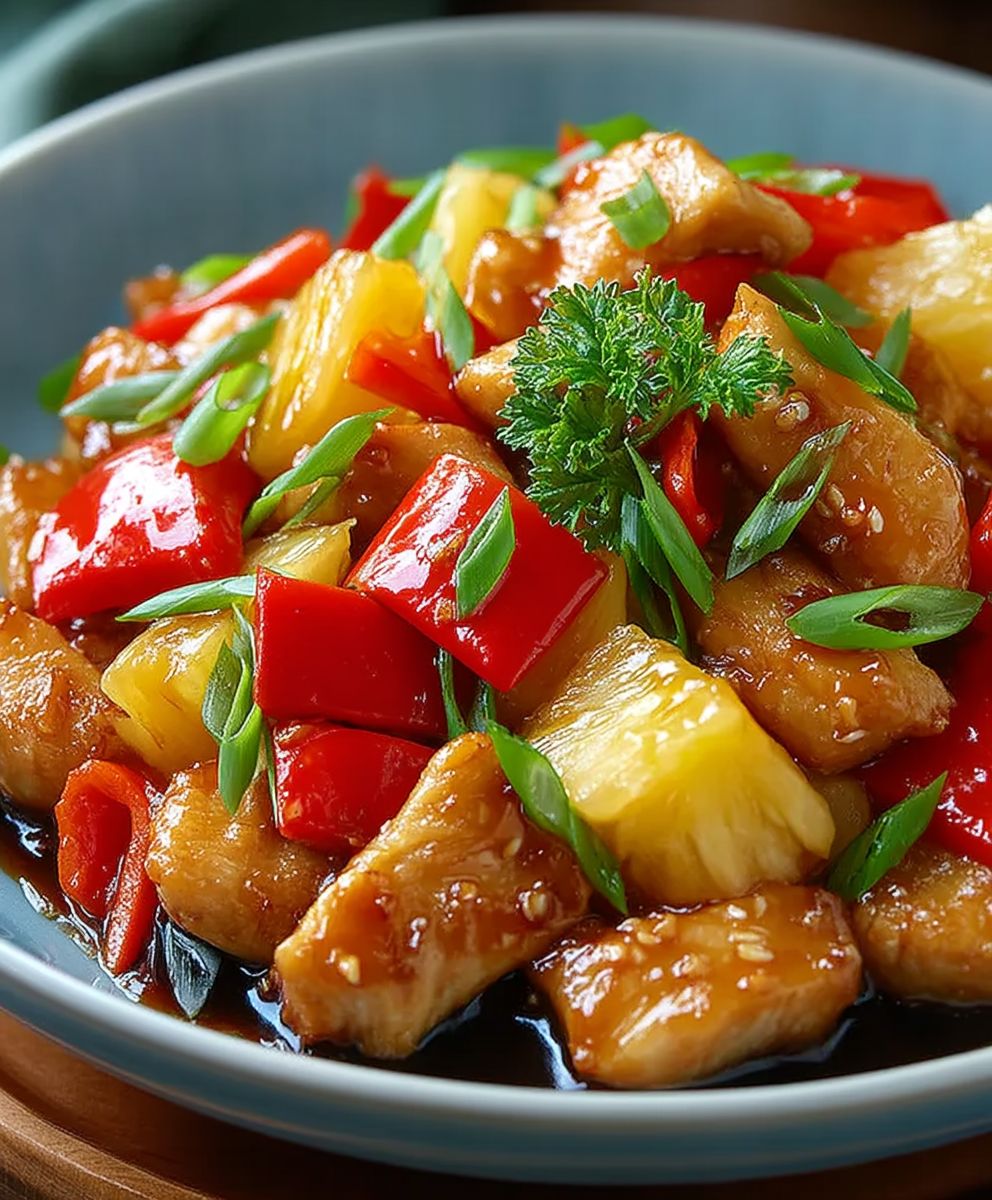 Pineapple Chicken Stir Fry