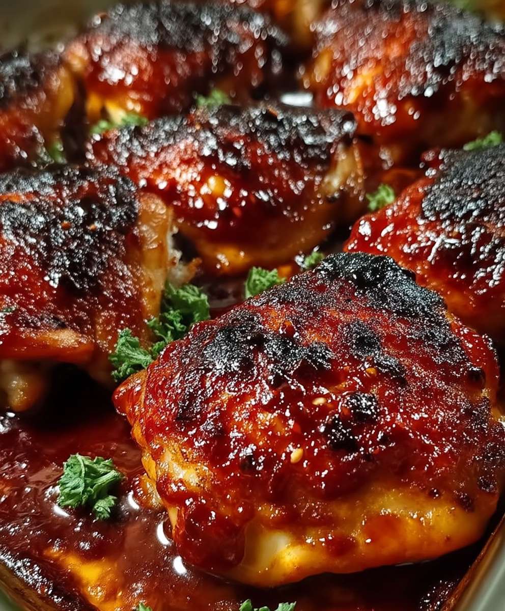 Gochujang Miso Chicken Thighs