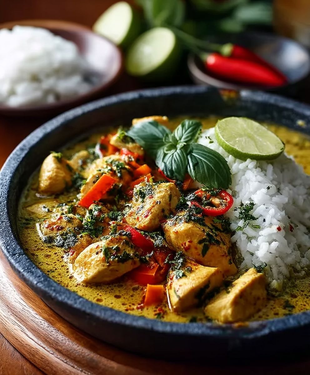 Basil Chicken Curry