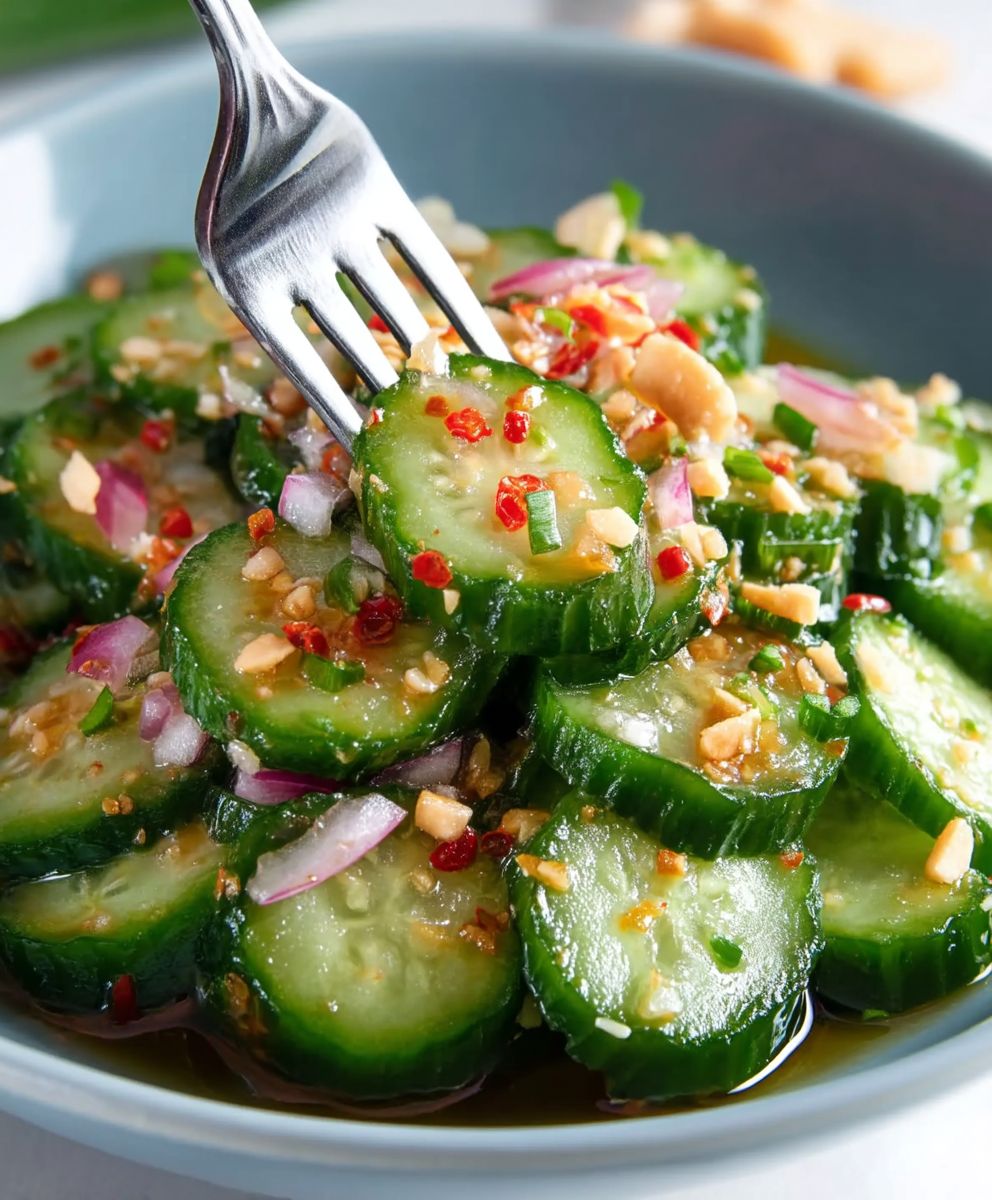 Spicy Asian Cucumber Salad