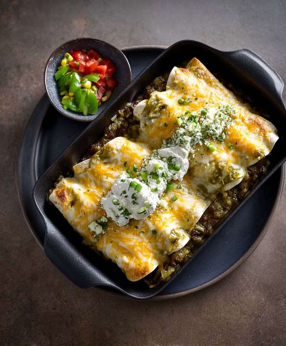 Poblano Corn Enchiladas